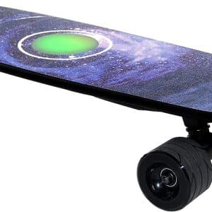 OLELy Electric Skateboard, Slow Down Fish Board, Intelligent Remote Control, 2000 MA, 10km Endurance