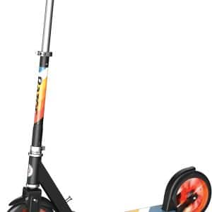 Razor A5 Lux Kick Scooter for Kids Ages 8+ - 8" Urethane Wheels, Anodized Finish Featuring Bold Colors and Graphics, for Riders up to 220 lbs