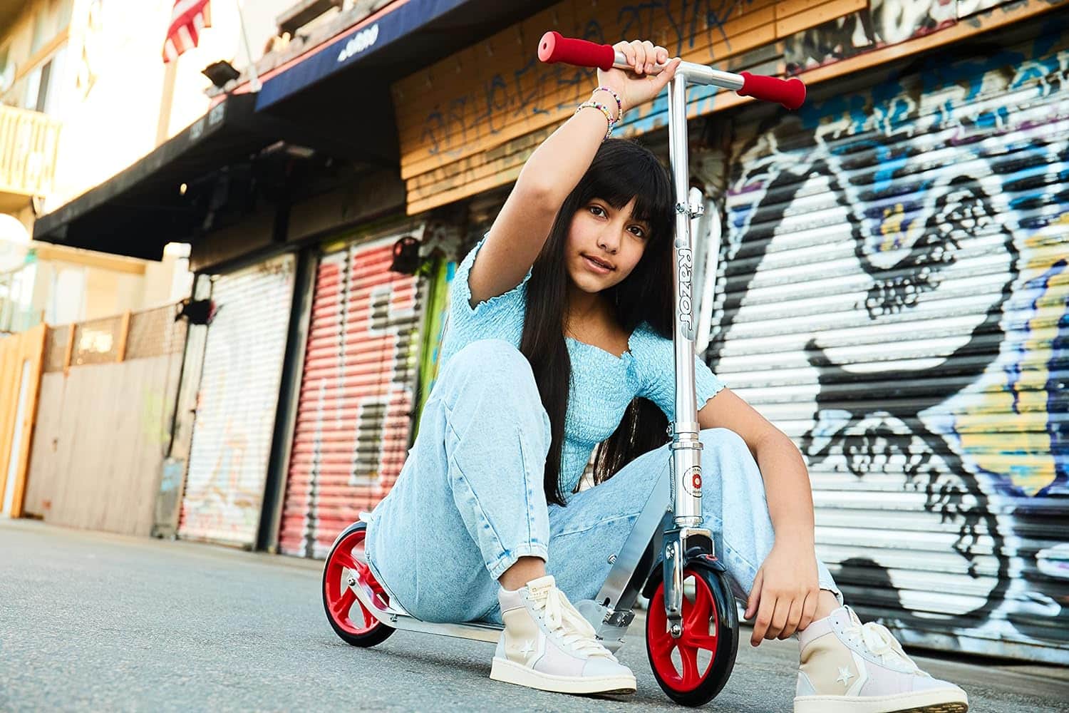 Razor A5 Lux Kick Scooter for Kids Ages 8+ - A Fun and Stylish Ride for Older Kids