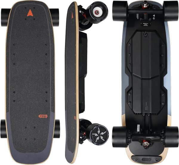 MEEPO Electric Skateboard with Remote, 28 MPH Top Speed, 11 Miles Range,330 Pounds Max Load, Maple Cruiser for Adults and Teens, Mini5