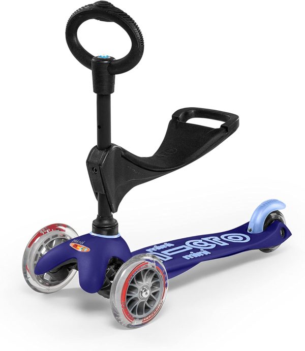 Micro Kickboard - Mini 3in1 Deluxe 3-Stage Ride-on Micro Scooter Toddler Toys for Ages 12 Months to 5 Years